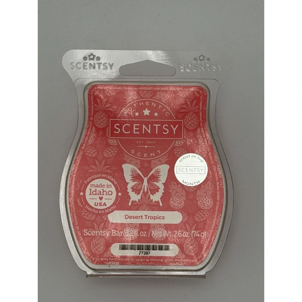 Scentsy Wax Bar Melts DESERT TROPICS ‎ (3.2 fl. oz.) Retired NEW